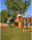 Dynamic Sports Arabian Ibex Wooden Swing Set